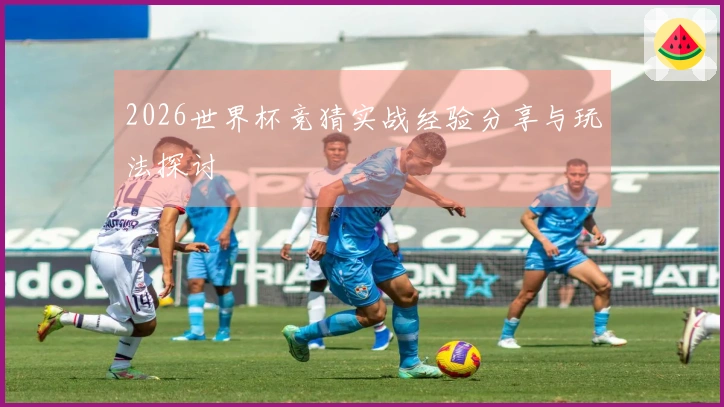 2026世界杯竞猜实战经验分享与玩法探讨